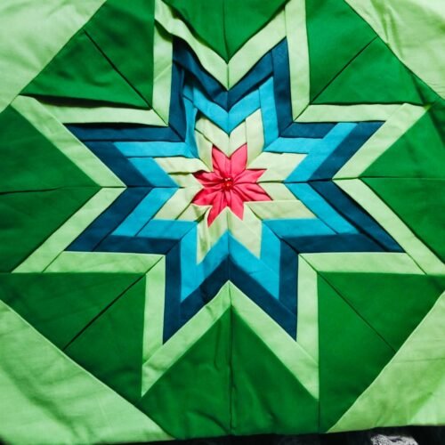 Multi-Colored Star Pattern Cushion Cover