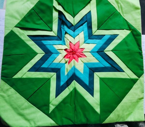 Multi-Colored Star Pattern Cushion Cover